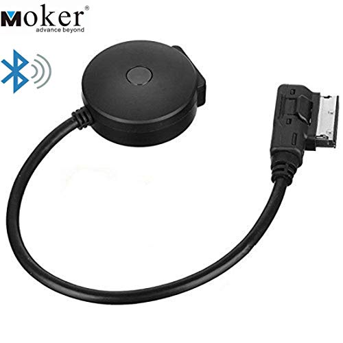 Moker Bluetooth Streaming Adaptor for Audi AMI MMI 3G,Works with Apple Android Bluetooth Capable Devices - Premium CSR Chipset Enjoy HiFi Music