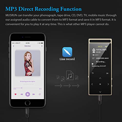 4 Bluetooth+MUS+RUN+Line+Recorder+Pedometer