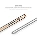 For Apple iPhone 6s Plus Case, For iPhone 6 Plus 5.5” Case, ROCK [Royce] Anti-scratch Drop Protection Ultra Thin Fit Dual Layered Heavy Duty Armor Hybrid PC+Soft TPU Shell Case - Champagne Gold/Black