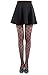 CozyWow Womens Black Sheer Patterned Jacquard/Fishnet Pantyhose Tights (5all)