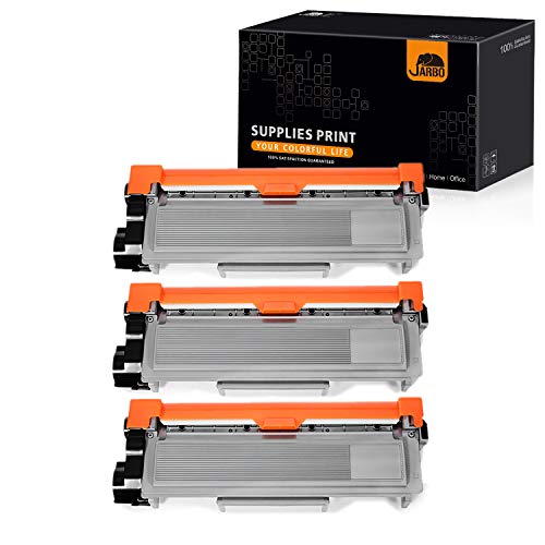 JARBO Compatible Toner Cartridges Replacement for Brother TN630 TN-630 TN660 TN-660, 3 Black, High Yield, for HL-L2300D HL-L2320D HL-L2380DW HL-L2340DW MFC-L2700DW MFC-L2720DW MFC-L2740DW Printer