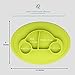 Qshare Toddler Plates, Portable Baby Plates for Toddlers, BPA-Free FDA Approved Strong Suction Plates for Toddlers, Dishwasher and Microwave Safe Silicone Placemat 11x8x1''