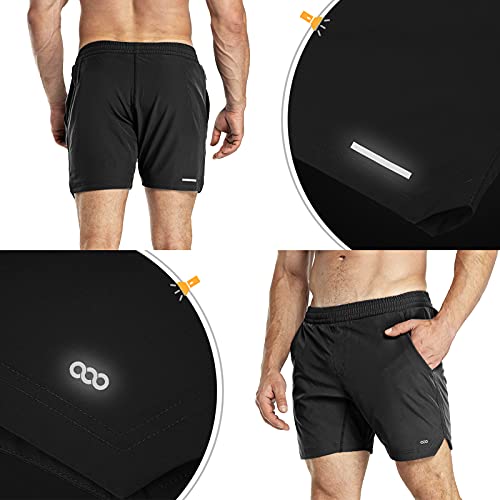 33,000ft Men's 2 in 1 Running Shorts with Phone Pocket, Lightweight