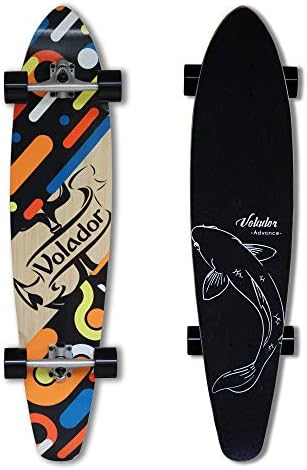 VOLADOR 42inch Freeride Longboard Complete Cruiser (Drop Through Deck - Camber concave)