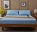 SONORO KATE Bed Sheet Set Super Soft Microfiber 1800 Thread Count Luxury Egyptian Sheets 18-Inch Deep Pocket Wrinkle and Hypoallergenic-3 Piece(Twin XL Lake Blue)