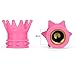 Dreamer Car Crown Style ABS Plastic Valve Stem Caps Car Wheel Valve Caps(pink,4 pcs)