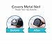 Heel Tip Replacement Cap & Wrap - 2 Pairs (Small, Medium)