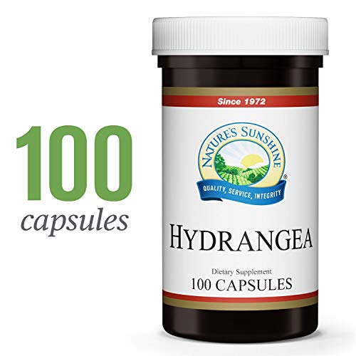 Nature's Sunshine Hydrangea, 100 Capsules | 650mg of Pure Hydrangea Root Supports The Urinary System and Kidneys with its Natural Solvent Qualities Nature's Sunshine Hydrangea, 100 Capsules | 650mg of Pure Hydrangea Root Supports The Urinary System and Kidneys with its Natural Solvent Qualities