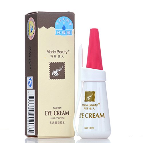 AnHuaNew Professional EYE Waterproof False Eyelashes Adhesive Marie Beauty Premium Edition Eyelashes Glue - Clear White 12ml - Thumbnail 5