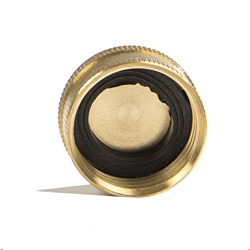 AquaPlumb 0497X10 Brass Garden Hose End Caps, Pack of 10 - Thumbnail 3