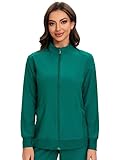 COZYFIT Scrub Jackets for Woman, Zip Front Nurse