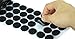Farielyn-X Self Adhesive Dots,1000PCS（500 Pair Sets） 0.59inch, Sticky Back Coins Hook & Loop Self Adhesive Dots for Craft Decoration in School,Office or Home with 4 PCS Colorful Cable Ties （Black）