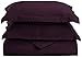 Nestl Purple Duvet Cover Queen Size - Soft Double Brushed Queen Duvet Cover Set, 3 Piece, with Button Closure, 1 Duvet Cover 90x90 inches and 2 Pillow Shams