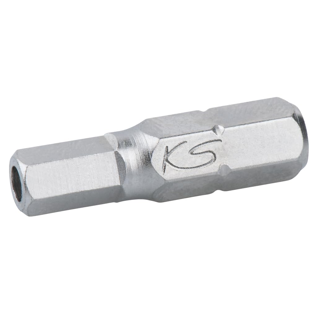 KS-Tools 911.2938 1/4" Bit Innen6kant m.Bohrung,