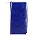 S6 Case, Galaxy S6 Case, Cellularvilla Galaxy S6 [Wallet Bag] Case, Pu Leather Flip [7 Card Slots] [Purse] Case, [Zipper Wallet] [Magnetic Detachable] Back Cover for Samsung Galaxy S6 (Midnight Blue)
