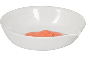 Eisco Labs Evaporating Basin - Porcelain - Flat Form with Spout - 50 ml