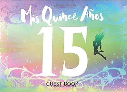 Amazon Com Quinceanera Guest Book With Fairytale Celebration