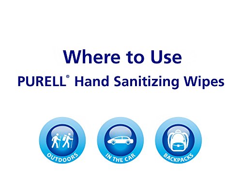 PURELL Hand Sanitizing Alcohol Wipes - Portable Individually Wrapped Wipes (Pack fo 300) - 9020-06-EC