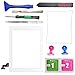 SlyPry White Ipad 2 Digitizer Touch Screen Front Glass Assembly - Includes Home Button + Camera Holder + Frame Bezel + Preinstalled Adhesive + Cleaning Kit with Slypry Premium Tool Kit