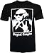 Original Gangster George Washington Founding Fathers Funny Men's T-Shirt - (Black) - L