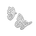We-buys Flying Butterfly Curves Cutting Dies Carbon Steel Stencil Metal DIY Template