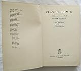 Classic Crimes. A Slection From The Works of William Roughead