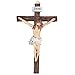 Juvale Crucifix Wall Cross - Jesus Cross Catholic Cross Crucifix Wall Decor- Christ Cross Jesus Resin Jesus Wall Hanging Decor- 5.5 x 9.5 x 1.5 Inches