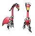 Knight Large Pink Flamingo with 4 Seasonal Outfits Outdoor Lawn Decor Thanksgiving St. Patrick's Day and More