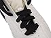 AZZUTORK Thick Shoelaces for Sneakers, Boots and Shoes by Max Shoelaces - Chose Your Colors,Sizes (Black)