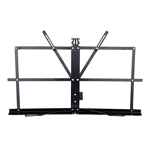 Raitron Tabletop Music Stand Metal Sheet Music Holder Folding Foldable with Waterproof Carry Bag - Thumbnail 2