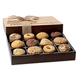 Granny Bella's Christmas Cookie Gift Baskets, 30 Gourmet Cookies, Family Holiday Assortment Food Birthday Gifts, Prime Unique Box Delivery for Men and Women Mother Father Thanksgiving & Valentines Day