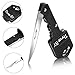 Three BY Key Knife Stainless Steel Keychain Folding Pocket Self Defense Knife 2 pack Portable(Black)