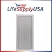 LifeSupplyUSA Particle Air Cleaner Filter Replacement Compatible with Blueair 400 Series Air Cleaners 400PF 401 401PF 410B 402 403 410 450E 455 455EB