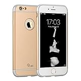iPhone 6 Case,iPhone 6S Case, I3C Ultra Thin Hybrid 3 in 1 Shield Series Shockproof Slim Impact Premium Gold Case Cover for Apple iPhone 6 Case,iPhone 6S Cases