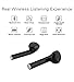 Bluetooth Earbuds,True Wireless Headphone Stereo Bass Earphones for Sports with Built-in-Mic and up to 2.5 Hours Playtime (Bluetooth 4.2,IPX4 with Case Cover)