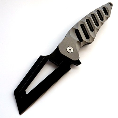 Eafengrow EF218 Titanium Alloy Handle Folding Knife with S35VN Blade Pocket Knives Camping Tools