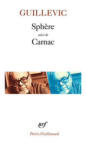 Sphere suivi de Carnac (English and French Edition) by Guillevic