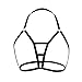 Goodtrade8 Harness Bra,Clearance!! Sexy Women Ladies Hollow Strappy Bra Cage Crop Top Bustier Tops (L, Black)