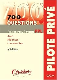 700 questions, pilote privé avion, PPL