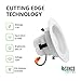 Sunco 6 Pack Retrofit LED Recessed Lighting 4 Inch, 3000K Warm White, Dimmable Can Lights, Baffle Trim, 11W=60W, 660 LM, Damp Rated - ETL.