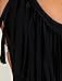 V28® Padded One Piece Fringed Swimsuit Swimwear Monokini (US size: XL, Black2)