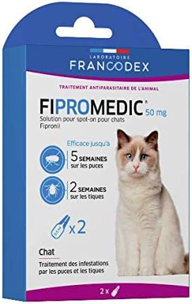 Fipromedic Fipromedic 50mg Solution Pour Spot On Pour Chats 4 Pipettes Pour Chat Amazon Fr Animalerie