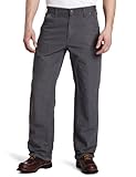 Carhartt Men's Double Front Work Dungaree Washed Duck,Gravel,36 x 32