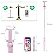 Bluetooth Selfie Stick, BlitzWolf Extendable and Tripod Stand Selfie Stick with Wireless Remote for iPhone X/XR/XS/8/8 Plus/7/7 Plus/Se/6s/6/6 Plus, Galaxy S9/S8/S7/S6, Android Huawei and More（Pink）
