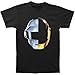 Daft Punk Men's Split Helmet T-shirt Medium Black