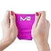 MelodySusie UV Gloves for Gel Nail Lamp, Professional Protection Gloves for Manicures, Nail Art Skin Care Fingerless Glove Protect Hands (Neon Pink)