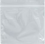 Beadaholique 3 by 4-Inch 100 Self Sealing Zipline Brand Bags, Clear