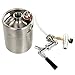 64 oz Homebrew Keg System Kit for Home Brew Beer - with a Beer Dispensor, Mini CO2 Regulator and a 64 Ounce Stainless Steel Keg