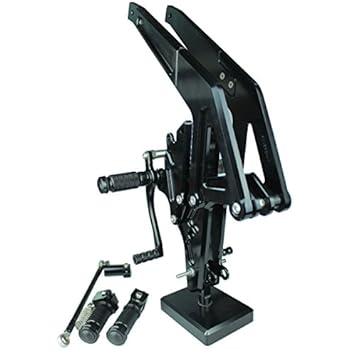 FXCNC Racing ER6N ER6F Billet Motorcycle Rearsets Foot Pegs Rear Set Footrests Fully Adjustable Foot Boards Fit For Kawasaki Ninja 650R ER-6F ER-6N 2012 2013 2014 Black