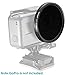 Neewer 58mm Action Camera Lens Filter Kit - (4)ND Filter (ND4/ND8/ND16/ND32), (1)CPL Filter, (1)UV Filter, (2)Lens Cap, (2)Adapter Ring Compatible with GoPro Hero 5 6 7 Action Camera Lens Accessory
